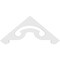 Ekena Millwork Pitch Northwest Architectural Grade PVC Gable Pediment, 36"W x 15"H x 1"P (10/12) GPP036X015X100NOR - alternate 5